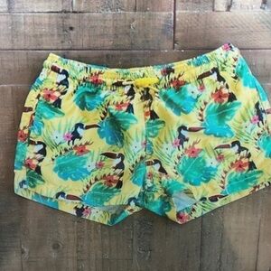 Tropical Toucan Kids Swim Trunks